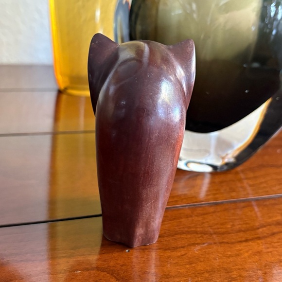 1970s Modernist Mini Elephant Sculpture Wood - Picture 6 of 7